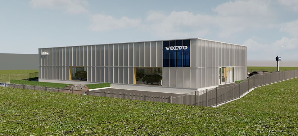 Volvo Rutten in Echt kiest voor vliesgevels van ITH Heerlen